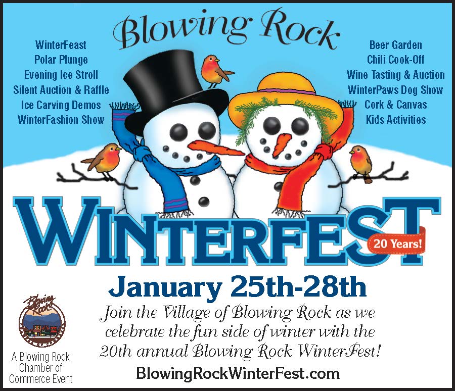 Blowing Rock Chamber in Final Preparations for the 20th Edition of WinterFest