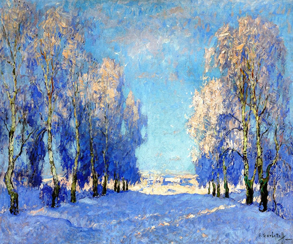 Cork & Canvas: Konstantin Gorbatov’s “A Winter’s Day” at BRAHM