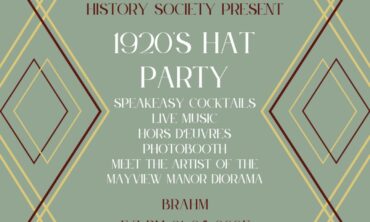 1920s Hat Party to Celebrate the Mayview Manor Diorama